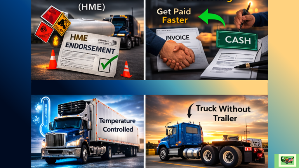 important business terms used in the Usa trucking market